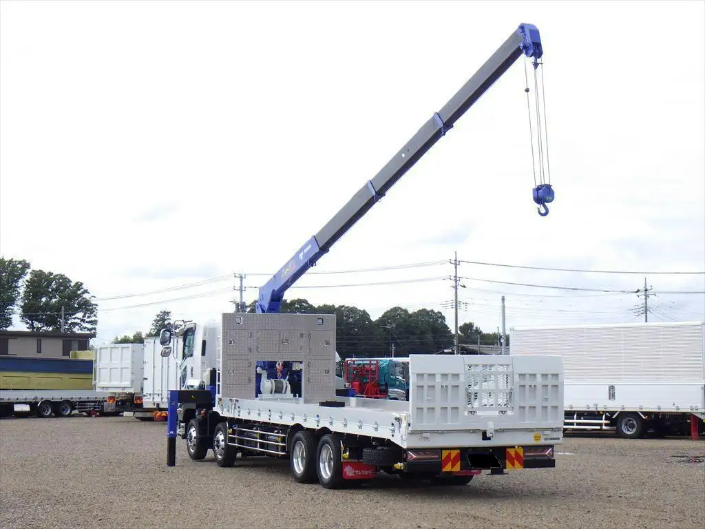 いすゞ ギガ 大型 車両重機運搬 4段クレーン ラジコンの中古トラック画像5