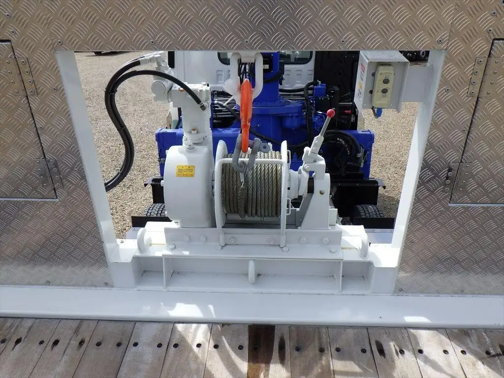 いすゞ ギガ 大型 車両重機運搬 4段クレーン ラジコンの中古トラック画像8