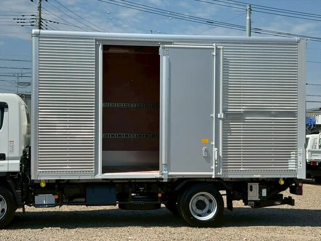 三菱 キャンター 小型 アルミバン パワーゲート サイドドアの中古トラック画像5