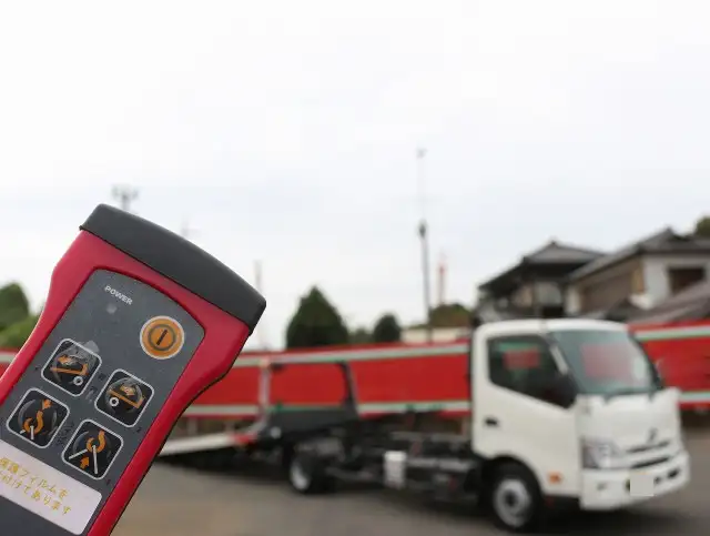 日野 デュトロ 小型 車両重機運搬 ラジコン ウインチの中古トラック画像9