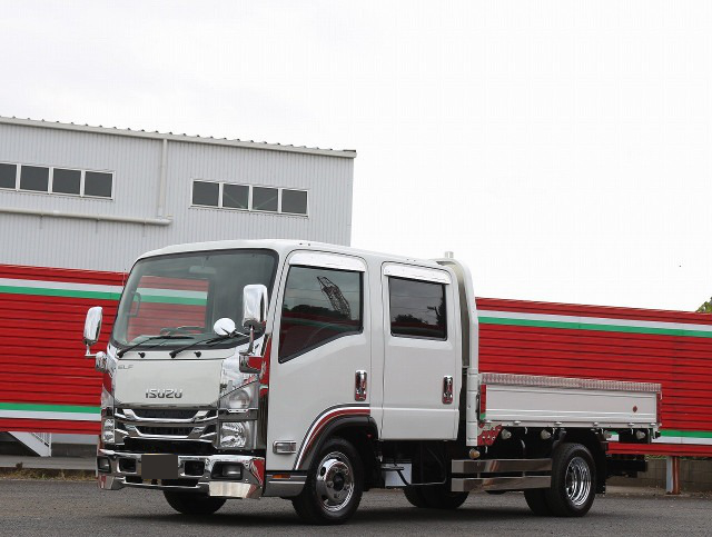 いすゞ エルフ 小型 平ボディ 標準ロング