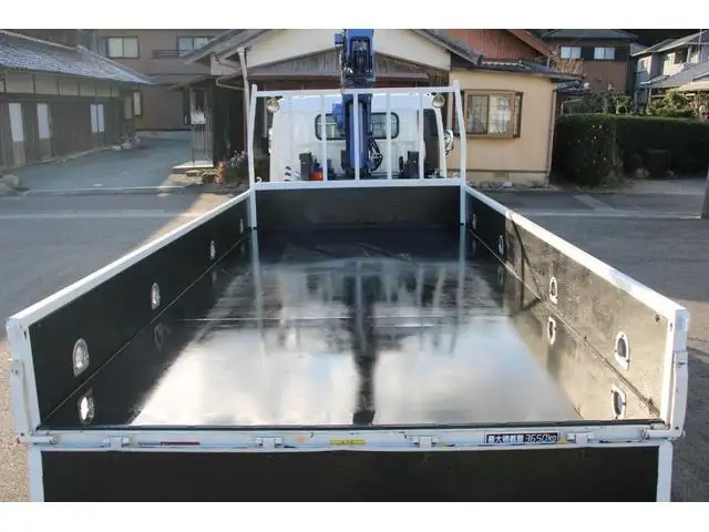 三菱 キャンター 小型 クレーン付 床鉄板 3段の中古トラック画像6