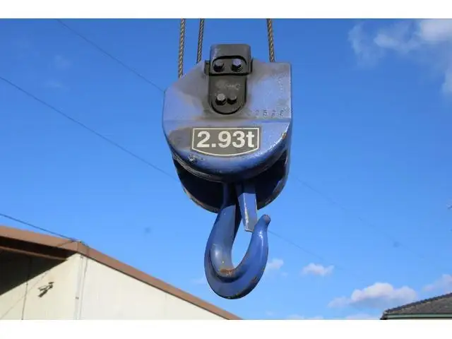 三菱 キャンター 小型 クレーン付 床鉄板 3段の中古トラック画像8