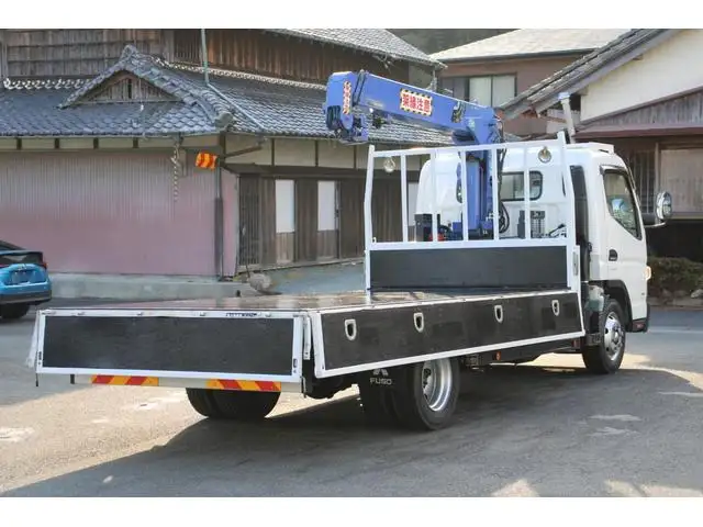 三菱 キャンター 小型 クレーン付 床鉄板 3段の中古トラック画像5