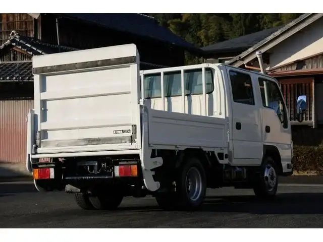 いすゞ エルフ 小型 平ボディ Wキャブ パワーゲートの中古トラック画像2