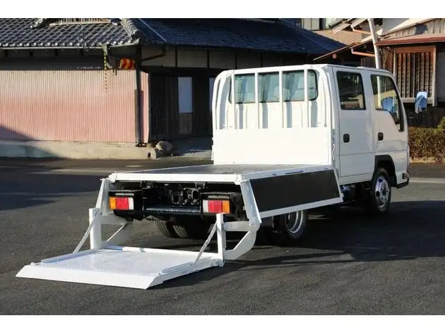 いすゞ エルフ 小型 平ボディ Wキャブ パワーゲートの中古トラック画像4