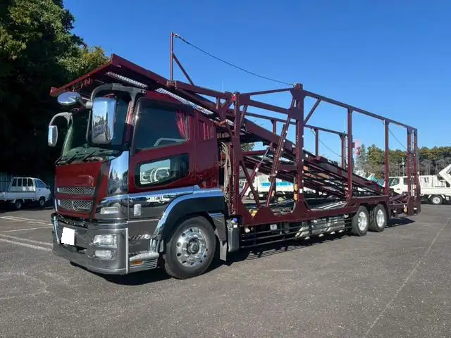 三菱 スーパーグレート 大型 車両重機運搬 エアサス ベッド の中古トラック【車両No.201927】