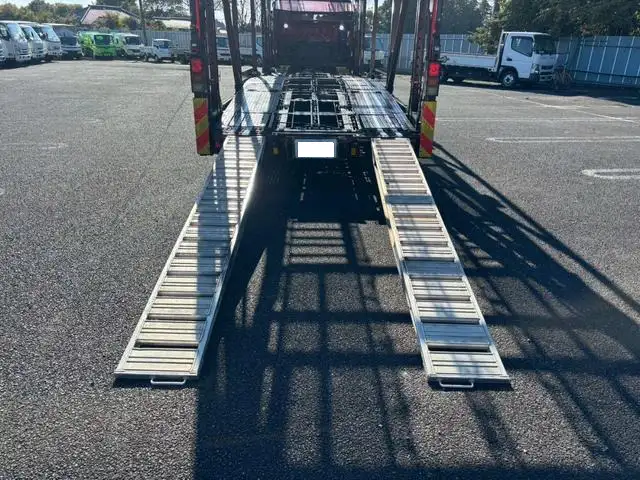 三菱 スーパーグレート 大型 車両重機運搬 エアサス ベッドの中古トラック画像5