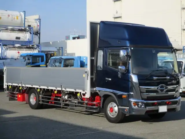 日野 レンジャー 中型/増トン 平ボディ アルミブロック ベッドの中古トラック画像2