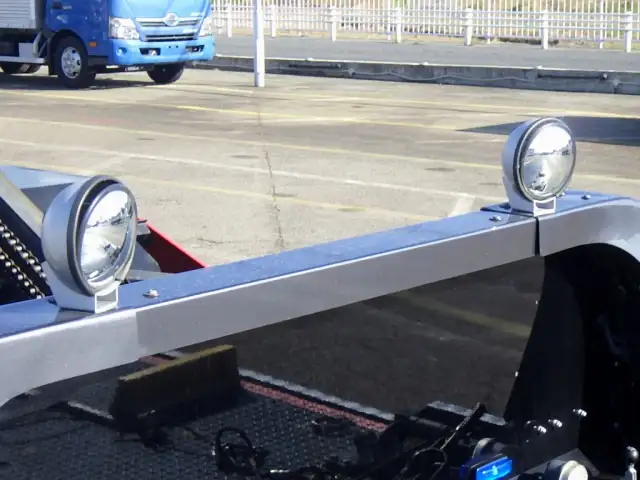 三菱 キャンター 小型 車両重機運搬 ラジコン ウインチの中古トラック画像10