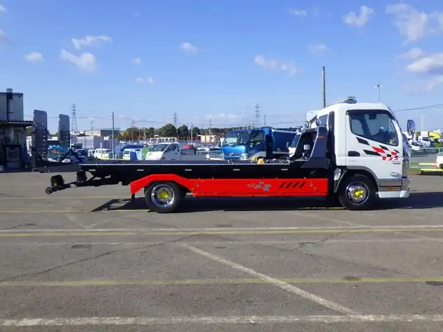 三菱 キャンター 小型 車両重機運搬 ラジコン ウインチの中古トラック画像2