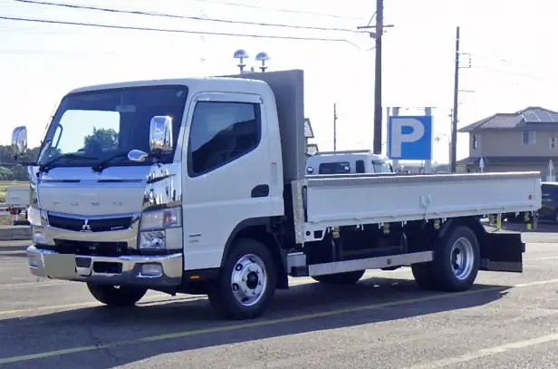 三菱 キャンター 小型 平ボディ 床鉄板 カスタム の中古トラック【車両No.202019】
