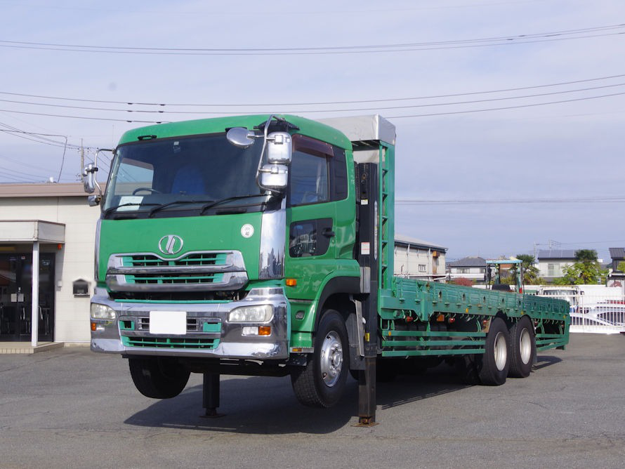 日産UD クオン 大型 車両重機運搬 セルフローダー