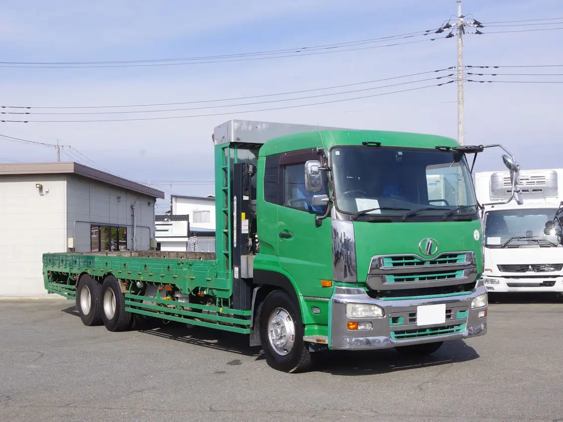 日産UD クオン 大型 車両重機運搬 ラジコン ウインチの中古トラック画像2