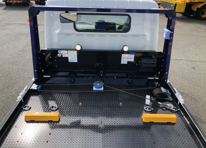 三菱 キャンター 小型 車両重機運搬 ラジコン ウインチの中古トラック画像7