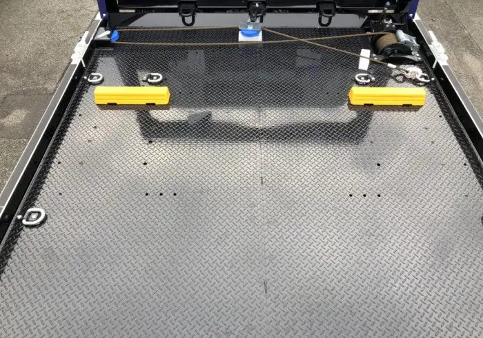 三菱 キャンター 小型 車両重機運搬 ラジコン ウインチの中古トラック画像9