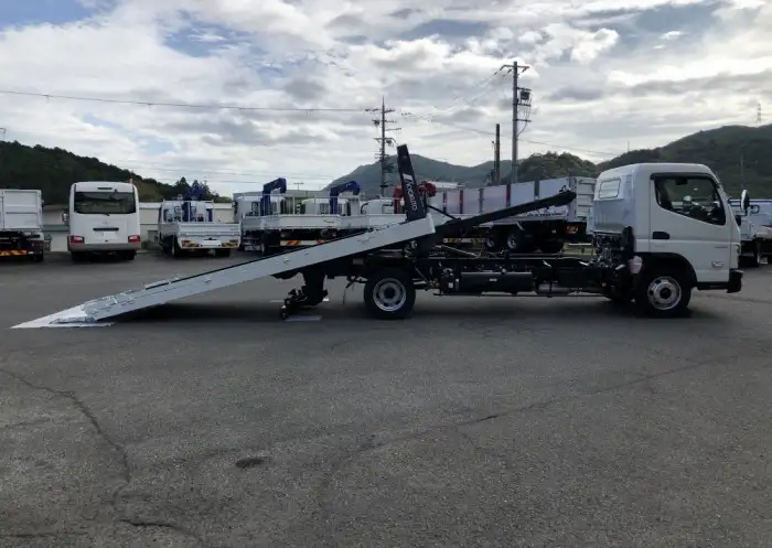 三菱 キャンター 小型 車両重機運搬 ラジコン ウインチの中古トラック画像4