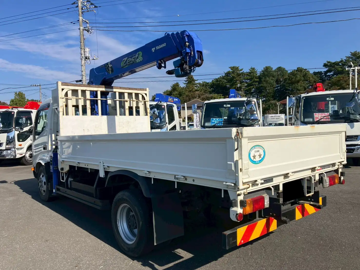 日野 デュトロ 小型 クレーン付 床鉄板 4段の中古トラック画像5