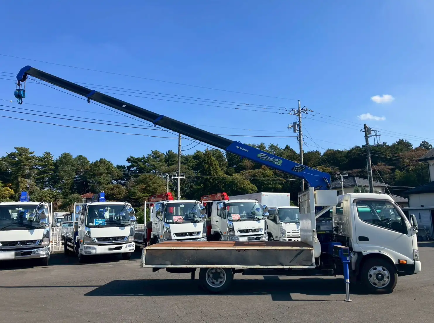 日野 デュトロ 小型 クレーン付 床鉄板 4段の中古トラック画像6