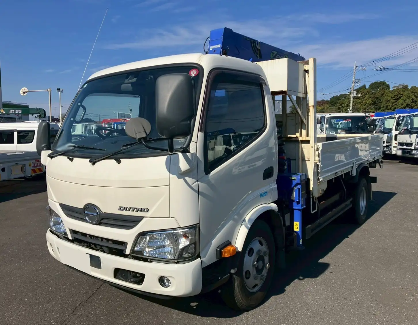 日野 デュトロ 小型 クレーン付 床鉄板 4段 の中古トラック【車両No.202116】