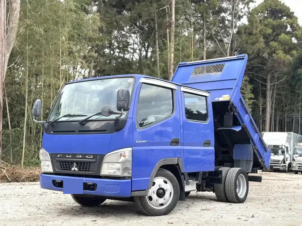 三菱 キャンター 小型 ダンプ Wキャブ BKG-FE71BD の中古トラック【車両No.202096】