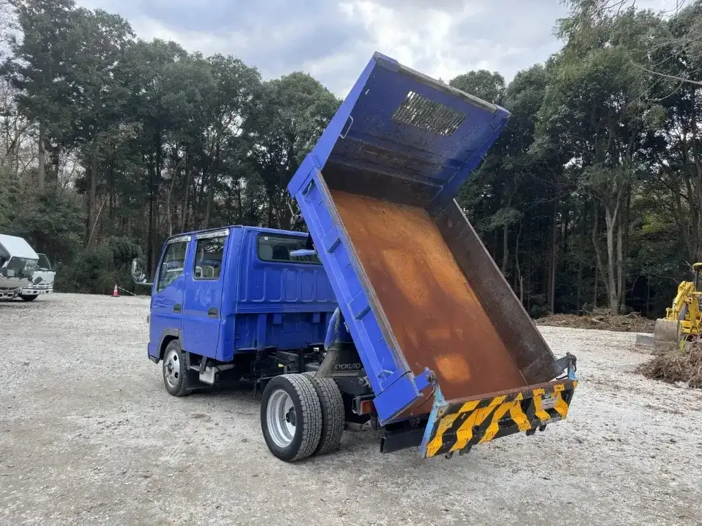 三菱 キャンター 小型 ダンプ Wキャブ BKG-FE71BDの中古トラック画像6