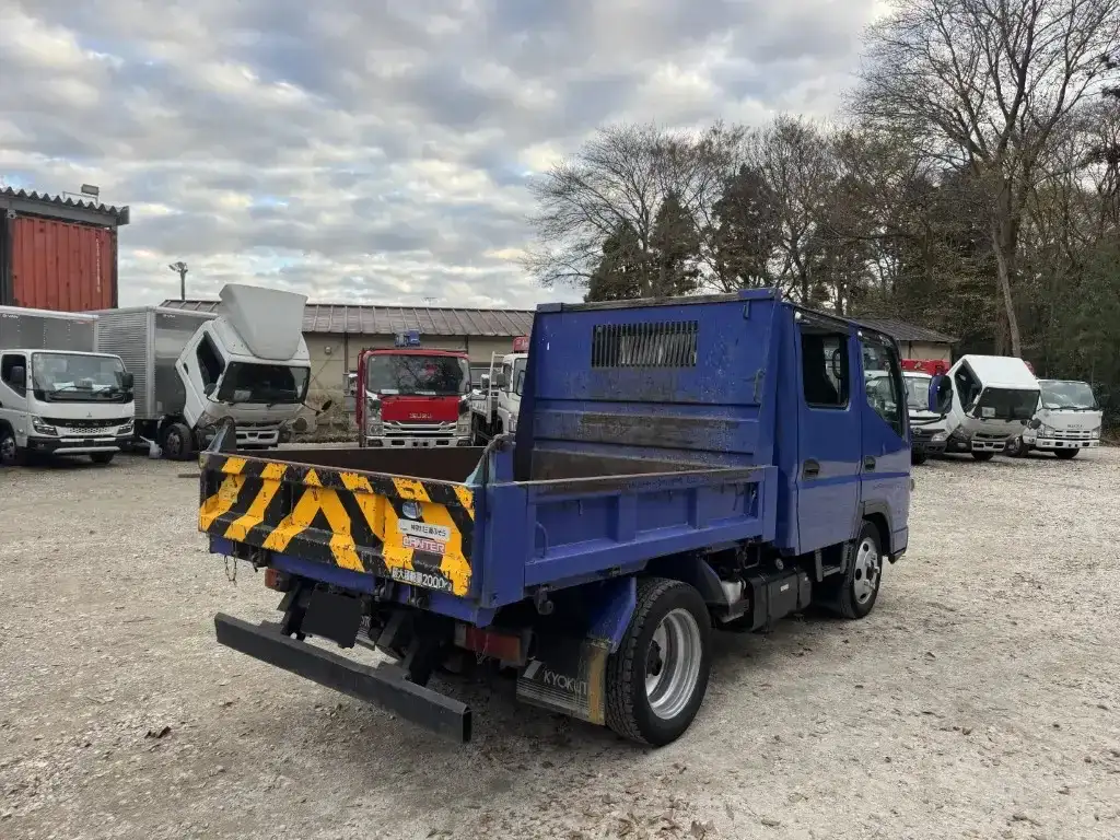 三菱 キャンター 小型 ダンプ Wキャブ BKG-FE71BDの中古トラック画像3