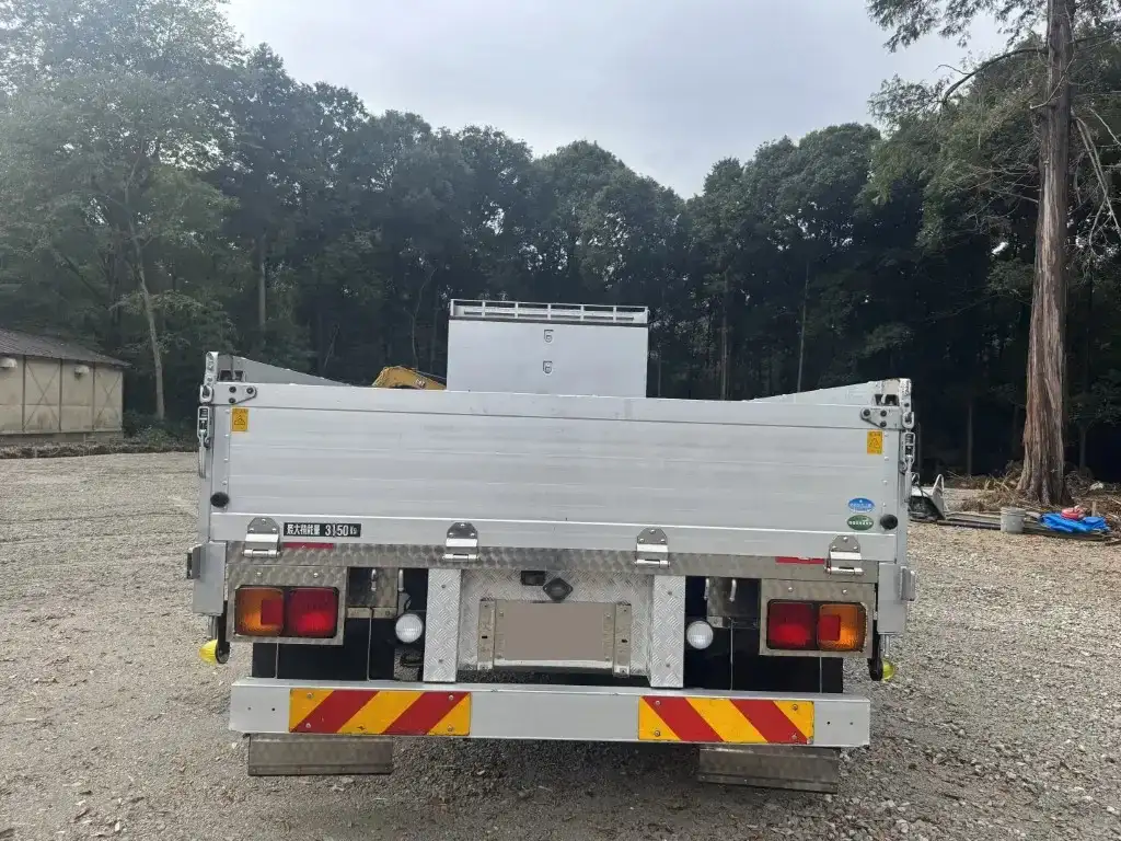 三菱 ファイター 中型/増トン 平ボディ アルミブロック ベッドの中古トラック画像4