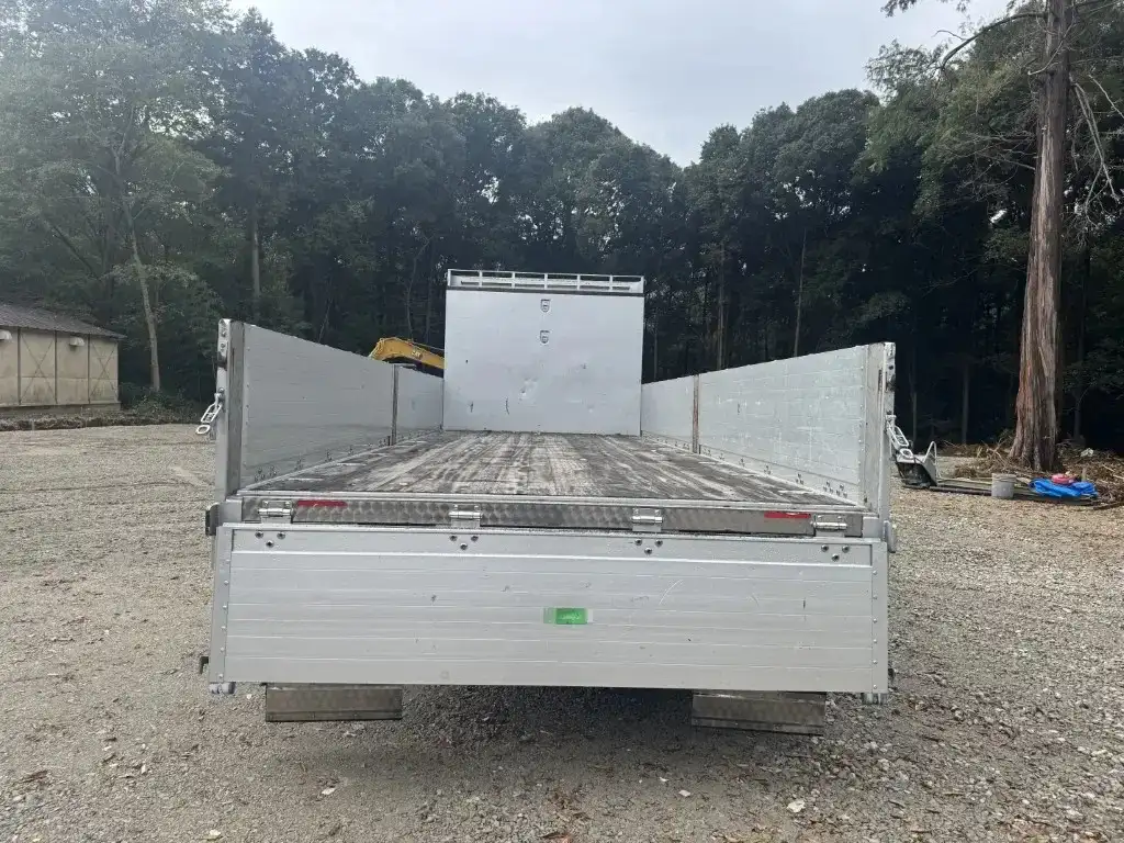 三菱 ファイター 中型/増トン 平ボディ アルミブロック ベッドの中古トラック画像6