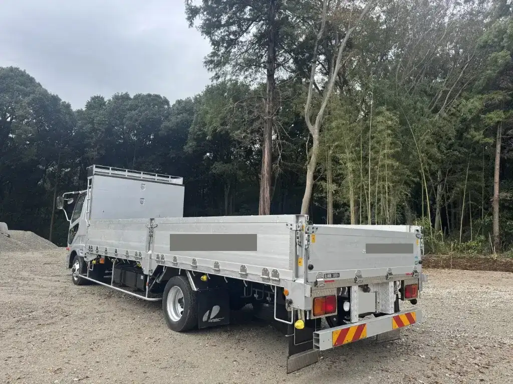 三菱 ファイター 中型/増トン 平ボディ アルミブロック ベッドの中古トラック画像5