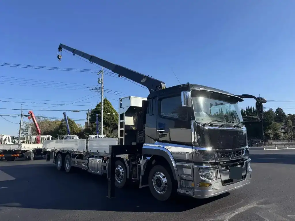 三菱 スーパーグレート 大型 クレーン付 アルミブロック エアサスの中古トラック画像2
