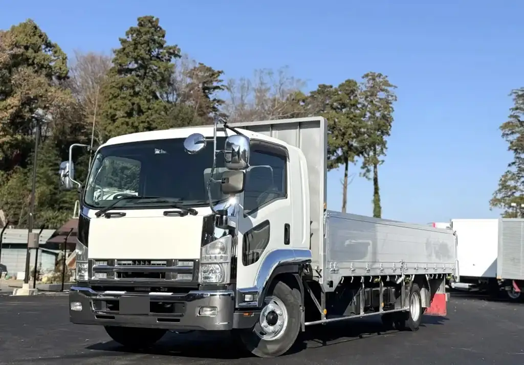 いすゞ フォワード 中型/増トン 平ボディ アルミブロック ベッド の中古トラック【車両No.202073】