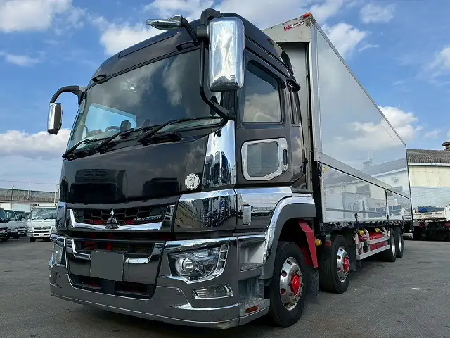 三菱 スーパーグレート 大型 ウイング パワーゲート ハイルーフ の中古トラック【車両No.202129】