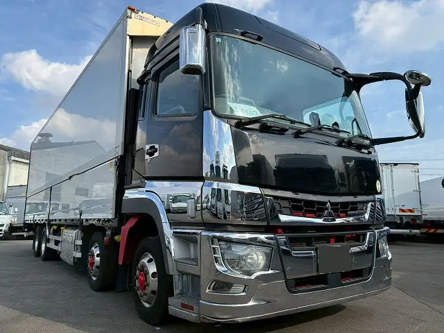 三菱 スーパーグレート 大型 ウイング パワーゲート ハイルーフの中古トラック画像2