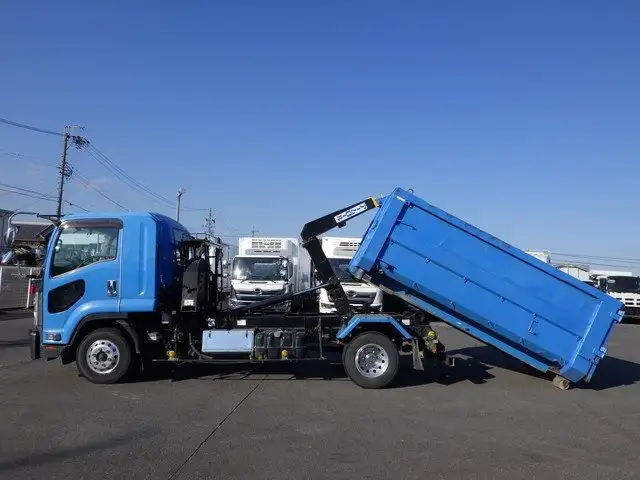 いすゞ フォワード 中型/増トン アームロール コンテナ付き ツインホイストの中古トラック画像5