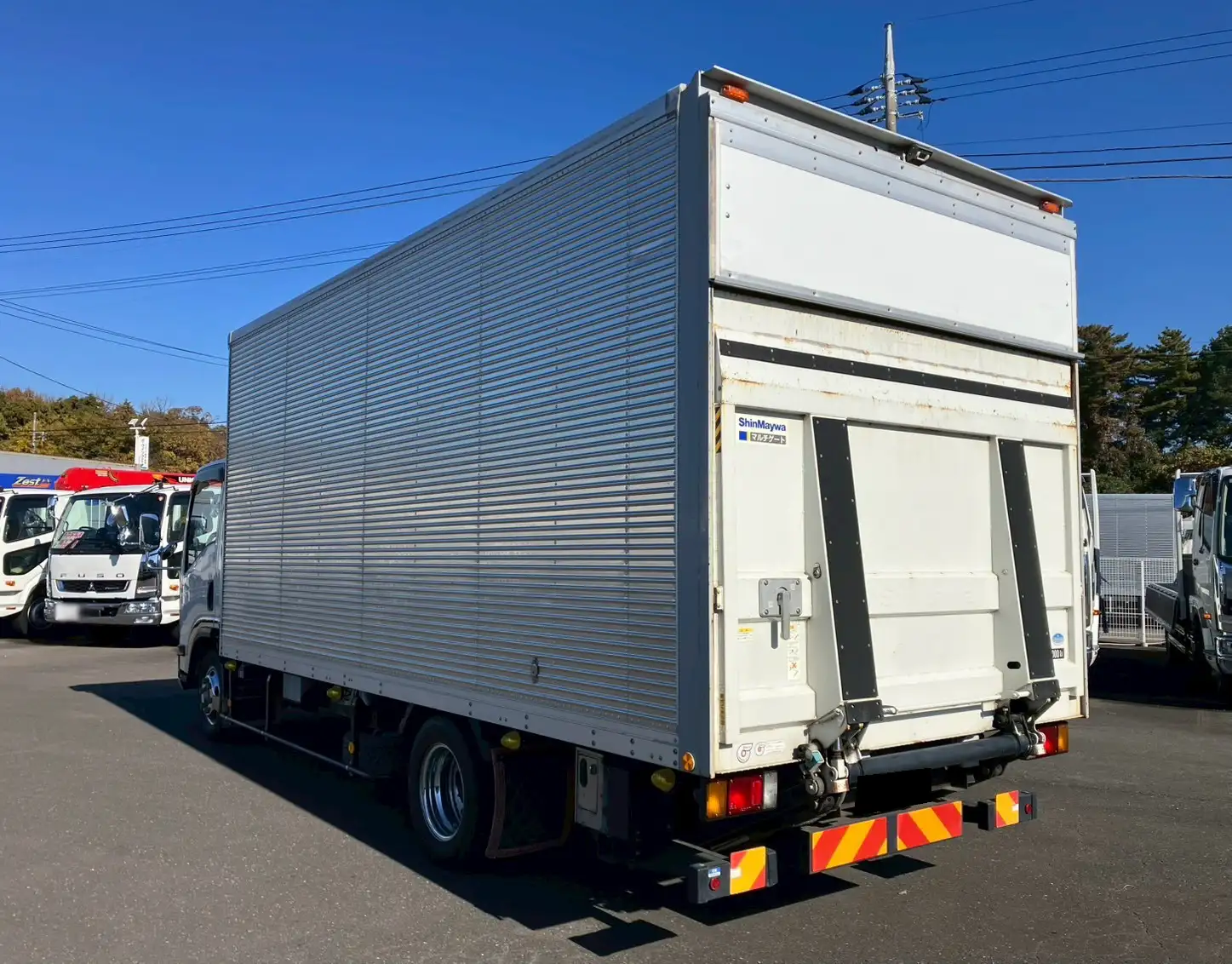 いすゞ エルフ 小型 アルミバン パワーゲート TRG-NPR85ANの中古トラック画像5