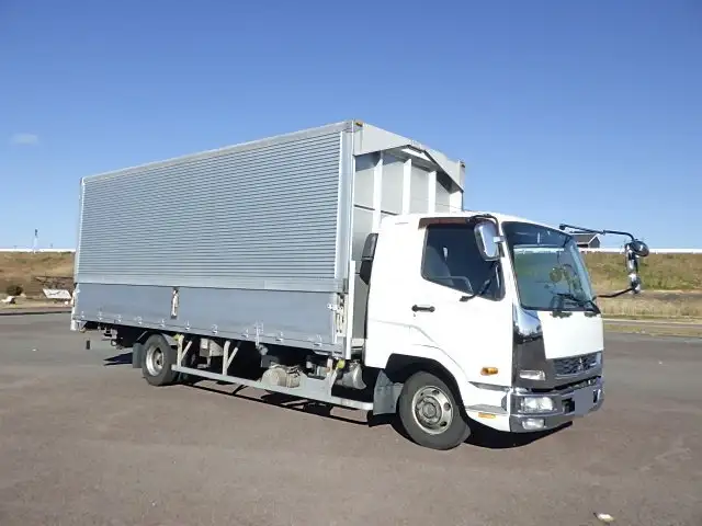 三菱 ファイター 中型/増トン ウイング エアサス ベッドの中古トラック画像2