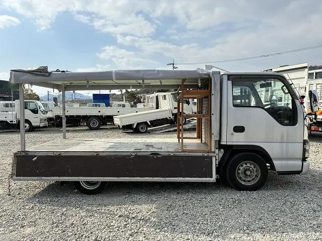 日産 アトラス 小型 平ボディ 幌 KR-AHR69の中古トラック画像7