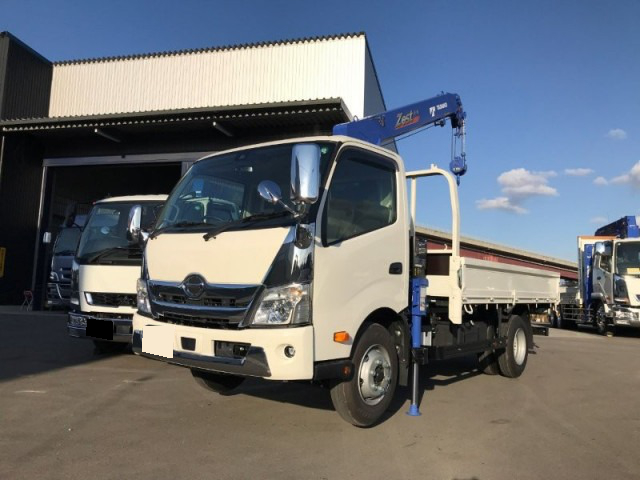 日野 デュトロ 小型 クレーン付 ワイドロング