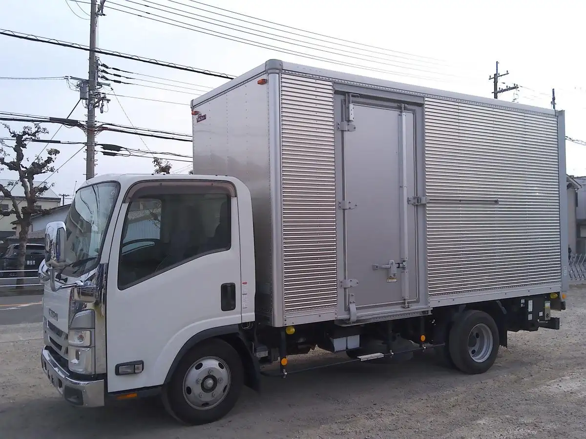 いすゞ エルフ 小型 アルミバン パワーゲート サイドドア の中古トラック【車両No.207998】