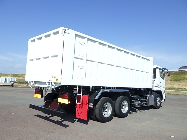 三菱 スーパーグレート 大型 ダンプ 土砂禁 ステンレス張りの中古トラック画像3