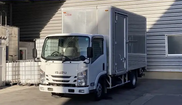 いすゞ エルフ 小型 アルミバン パワーゲート サイドドア の中古トラック【車両No.208430】