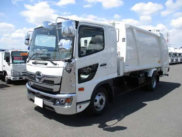 日野 レンジャー 中型/増トン パッカー車 プレス式 ベッドの中古トラック画像1