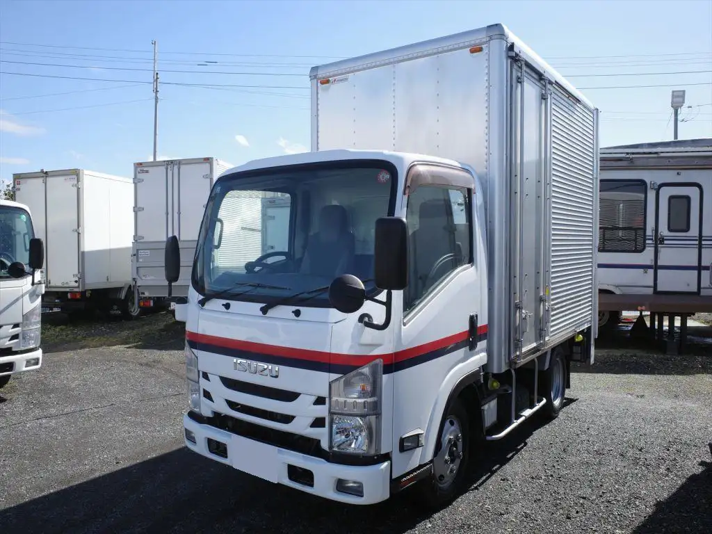 いすゞ エルフ 小型 アルミバン パワーゲート サイドドア の中古トラック【車両No.208583】