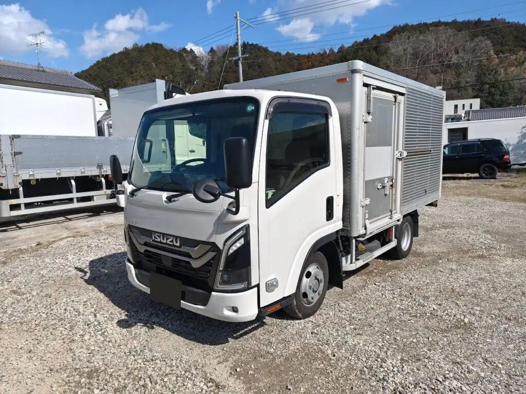 いすゞ エルフ 小型 アルミバン 床鉄板 サイドドア の中古トラック【車両No.208319】