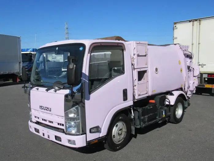 いすゞ エルフ 小型 パッカー車 回転ダンプ式 SKG-NMR85Nの中古トラック画像1