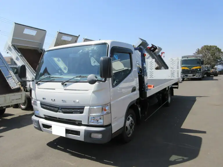 三菱 キャンター 小型 車両重機運搬 ラジコン ウインチ の中古トラック【車両No.209320】