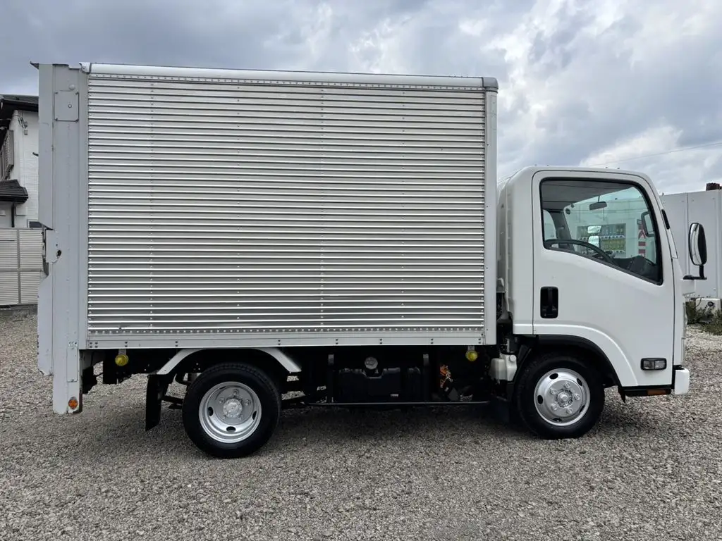 いすゞ エルフ 小型 アルミバン パワーゲート サイドドアの中古トラック画像2