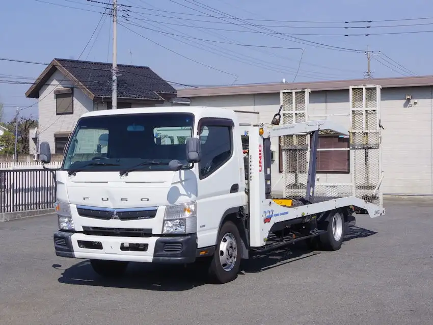 三菱 キャンター 小型 車両重機運搬 ラジコン ウインチ の中古トラック【車両No.209402】