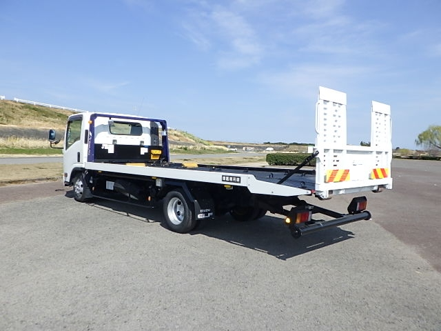 いすゞ エルフ 小型 車両重機運搬 ラジコン ウインチの中古トラック画像4